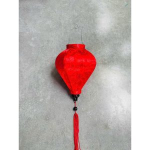 Đèn Lòng Vải Gấm Đỏ