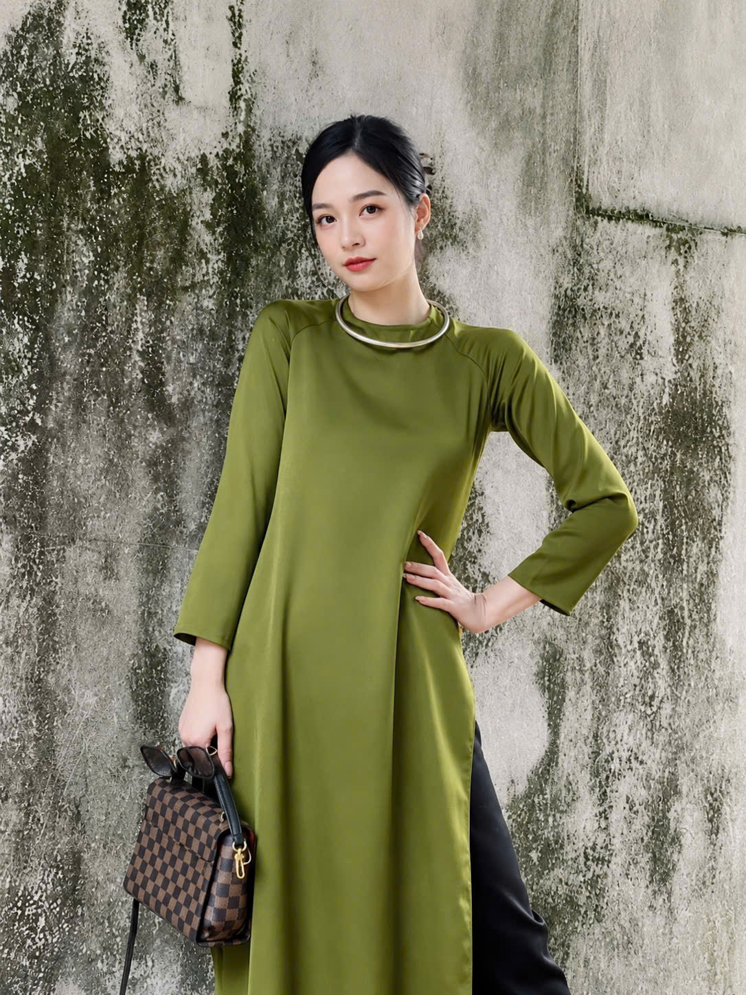 Áo Dài An Nhiên – Áo Dài Form Suông Hiện Đại Thanh Lịch